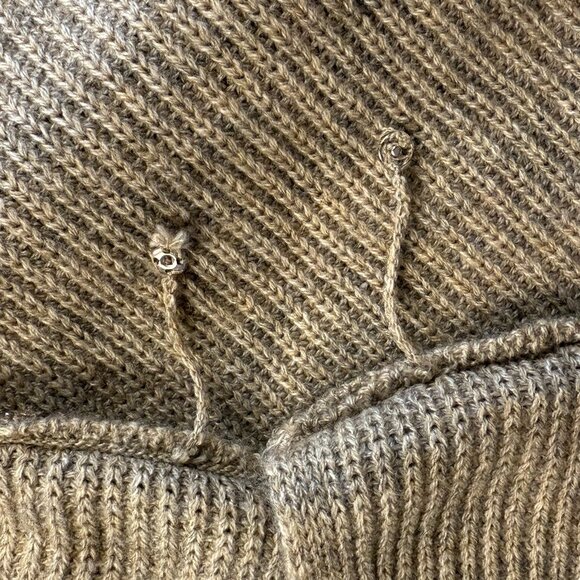 Anthropologie by Anthropologie Twist Front Sweater Set Beige Neutral Size XS - Picture 11 of 16